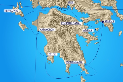 Peloponnesus Cruise. Yoga Retreat Plus