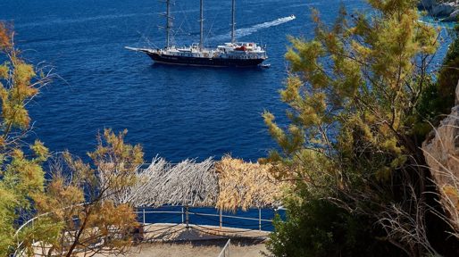 Luxury tall ship cruise. On a boutique ship of only 18 cabins
